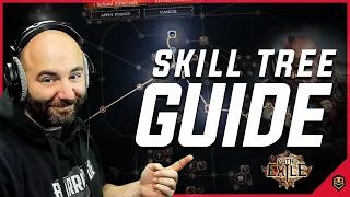 Path of Exile - ( PoE ) Skill Tree for Newer Players - Path of Building & Skill Tree pathing!