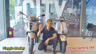 Piaggio Medley vs Vespa Sprint S TFT