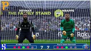 goalkeeper Neymar vs goalkeeper Mbappe | Penalty Shootout #1million