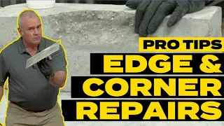 Pro Tips: How to Repair Concrete Edges and Deep Damage | Concrete Repair | DIY Project Guide