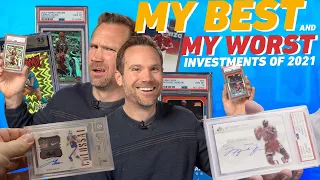 My 3 BEST and WORST Sports Card Investments of 2021 😱📈📉