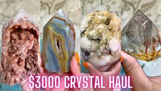 $3,000 INSANE BOUJEE CRYSTAL HAUL, MOST EPIC CRYSTAL HAUL EVERY ON MY YOUTUBE CHANNEL!