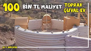 100 bin tl'ye EV OLUR MU? Yumurta şeklinde afetlere dayanıklı TOPRAK ÇUVAL EV nasıl yapılır? (2023)