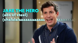 jake peralta being a hero (abs of steel) (shalalalala) | Brooklyn Nine-Nine | Comedy Bites