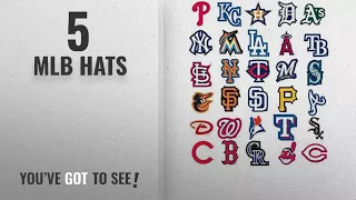 Top 10 MLB Hats [2018]: 30 MLB Stickers Complete Set. All 30 Baseball Teams. Major League Baseball