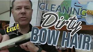 Cleaning Dirty Bow Hair