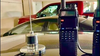 Baofeng Basics - Mag Mount Vehicle Antennas With Handheld Radios UV-5R In Vehicles 2 Meter Band MURS