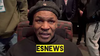 MIKE TYSON SECONDS AFTER BENAVIDEZ VS PLANT FACEOFF, RYAN GARCIA MADE HIM TEAR UP  & TALKS HISBULA