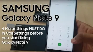 Galaxy Note 9 Must Do 4 things in Call settings #Note9