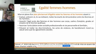 L'égalité Femmes/Hommes, la lutte contre les discriminations et le harcèlement