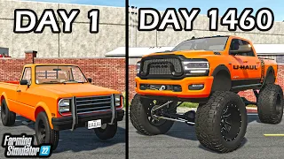 I SPENT 2 MORE YEARS BUILDING A RENTAL BUSINESS WITH $0 AND A TRUCK! | Farming Simulator 22