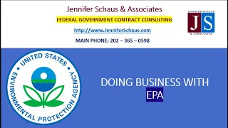Federal Contracting - Procurement Playbook - Doing Business With Environmental Protection Agency EPA