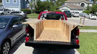 Homemade Truck Camper Part 1 “The Tub” for Toyota Tacoma