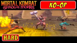 Liu Kang & Kung Lao Vs Shao Kahn Difficulty Hard - Mortal Kombat Shaolin Monks 2 Players Ko-Op