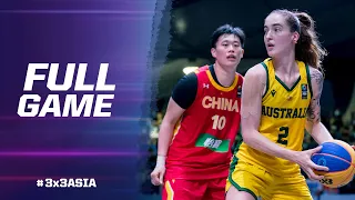 Australia 🇦🇺 vs China 🇨🇳 | Final Full Game | FIBA 3x3 Asia Cup 2022 | 3x3 Basketball