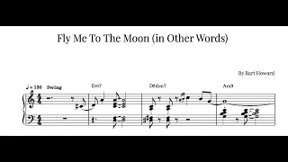 Fly Me To The Moon - Free Sheet Music Piano - Jazz Piano