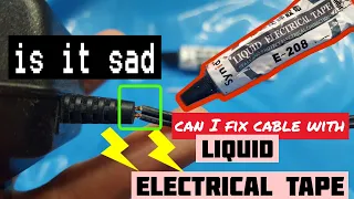 LIQUID ELECTRICAL TAPE - guitar pedal cable repair adventure