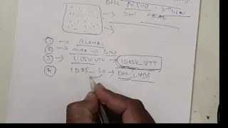 LAPTOP REPAIR - LAPTOP MOTHERBOARD PCH -  MAIN VOLTAGE REQUIREMENTS