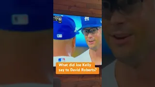 Joe Kelly disrespects Dave Roberts NLDS. GAME 2. #shorts #dodgers #joekelly