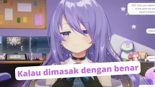 Moona Lebih Suka Makan Keong Rebus Daripada Oyster Mentah | Moona Hoshinova Hololive ID