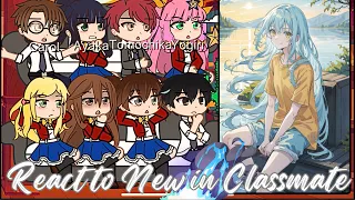 Yogiri takatou react to Rimuru Tempest saitama as new classmate | my instant death ability | Gacha