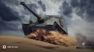 AMX 50 Foch 155! ЛЮБИМЫЙ ТАНК ИГРОКОВ за 12.000 БОН! Игра на фул ББ!