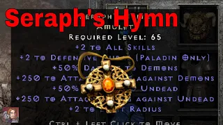 D2R Unique Items - Seraph's Hymn (Amulet)