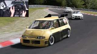 Renault Espace F1 - Nürburgring Nordschleife BTG POV | Assetto Corsa (Steering Wheel) Gameplay