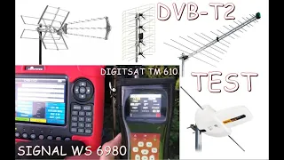 Największa czy najmocniejsza? Jaka antena najlepsza? Mierniki Signal WS6980, Digitsat t610 DVB-T2