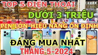 TOP 5 Điện Thoại Giá Rẻ Chỉ TỪ 2 TRIỆU - 3 TRIỆU Đáng Mua Nhất Tháng 5 Tại Thế Giới Di Động