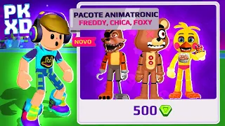 NOVO PACOTE DOS ANIMATRONICS DE FIVE NIGHT'S AT FREDDY'S NO PK XD