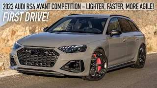 FIRST TEST! 2023 AUDI RS4 AVANT COMPETITION - LIGHTER, FASTER & MORE AGILE - Perfection? In Detail