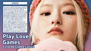 🇺🇦 HANEUL (하늘) (KISS OF LIFE) - Play Love Games (Colored Coded Lyrics)