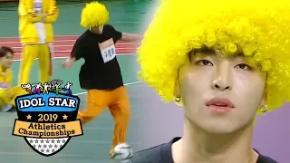 Jun Hoe is Copying David Luiz?! [2019 Idol Star Athletics Championships]