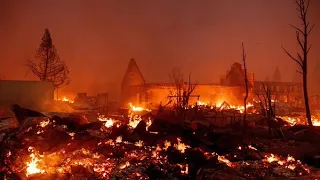 Калифорния: лесные пожары уничтожают целые города! #California #forestfire #Greenville