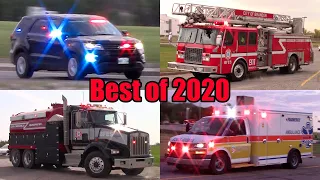 Emergency Vehicles Responding 2020 - Best of Fire Trucks, Police Cars & Ambulances