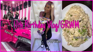 17th BIRTHDAY VLOG/GRWM: hair, nails, last minute errands, NCAT homecoming, birthday celebration