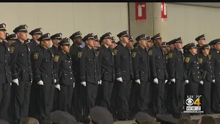 100 new Boston Police officers hit the streets at a critical time