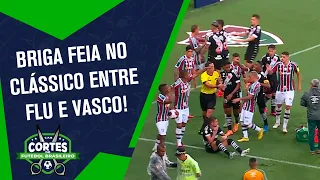 CONFUSÃO E BRIGA GENERALIZADA NO CLÁSSICO ENTRE FLUMINENSE E VASCO!