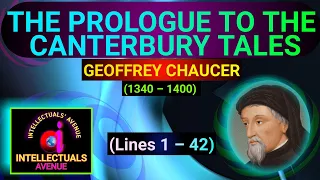 The Prologue to the Canterbury Tales  Geoffrey Chaucer Translation Literary Terms Hindi Urdu