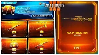 NEW DLC WEAPON BRIBE! NEW BLACK OPS 3 FREE DLC WEAPONS SUPPLY DROP OPENING! (COD BO3 DLC WEAPONS)