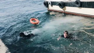 Jump to boat attempt (DOUBLE FAIL) 🇹🇷 #ad