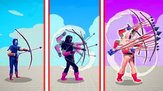 EVOLUTION OF FASTER ARCHER | TABS - Totally Accurate Battle Simulator