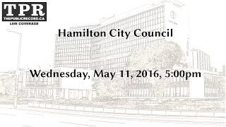 Hamilton City Council for May 11, 2016