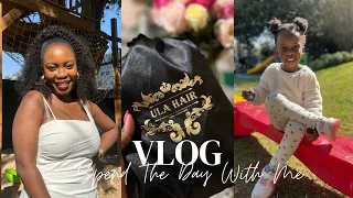 VLOG | Attend An Event With me | SOOO NATURAL* Seamless Clip-In Install | Kinky Curly. ULAHAIR