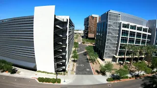 Arizona Center parking garage time lapse