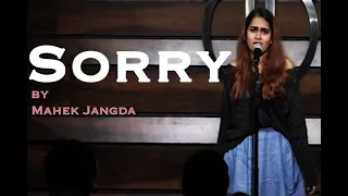 Sorry |  Mahek Jangda | Spoken Word