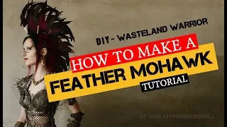 DIY Feather Mohawk - Headpiece Tutorial | LivingDreadDoll