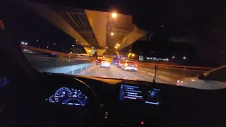 M5 F90 катаюсь в Сочи 4K POV evening city exhaust sound POV #bmw #m5 #m5f90 #bmwm5