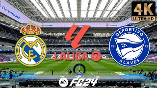 Real Madrid vs Alavés | La liga | EA FC 24 | PS5™ 4K HD